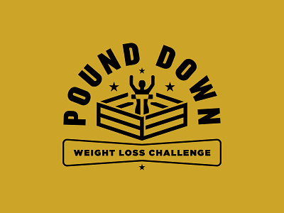 Pound Down Weightloss Badge