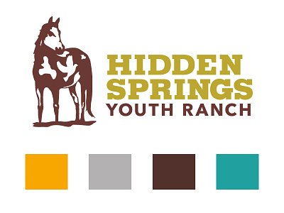 Hidden Springs Youth Ranch Logo - Dove+Horse