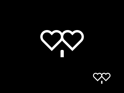 Heart + House branding graphic heart home house icon logo love neighbor