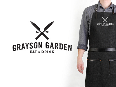 Grayson Garden Logo unused brand design garden icon identity knives logo restaurant shears