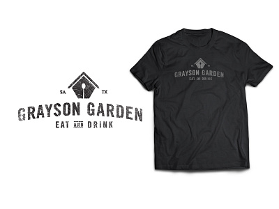 Grayson Garden Logo unused 4 birdhouse branding design icon logo logotype restaurant spoon texture