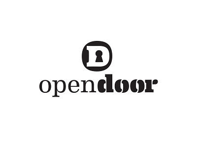 Open Door Rejected Logo 4 brand communication d design door key keyhole logo o open pr