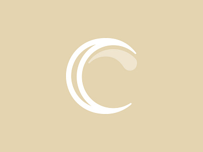 C + C + Ice Cream logo concept