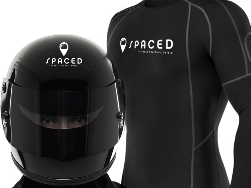 SPACED logo in use concept logo design travel pin map spaced spacedchallenge