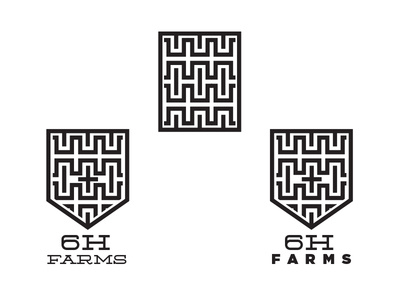 6H Farms logo WIP