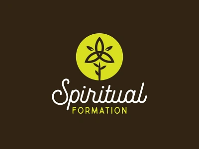 Spiritual Formation Sermon Graphic design flower formation growth logo plant spiritual trinity