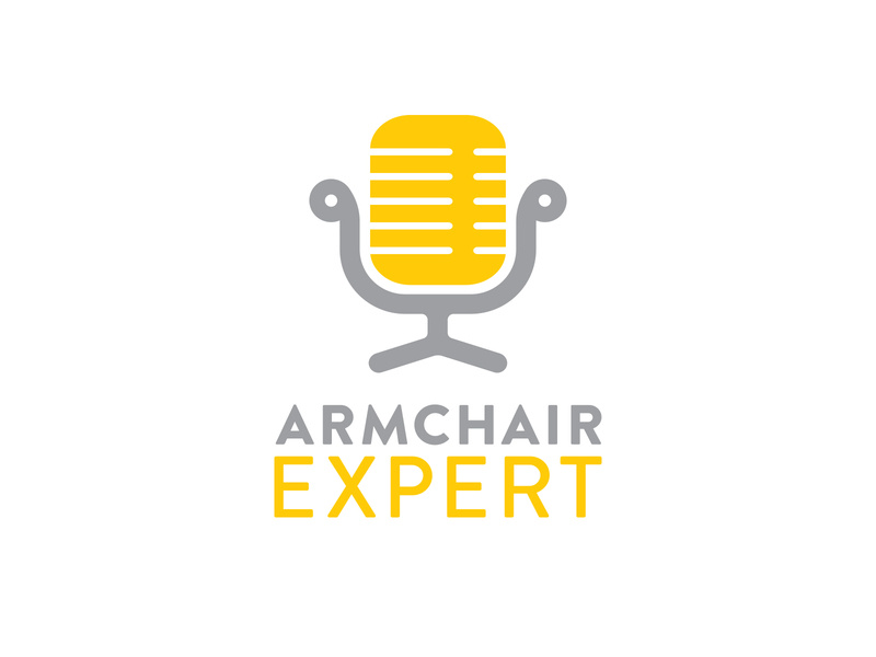 Armchair Expert logo concept horizontal by Barak Tamayo on Dribbble