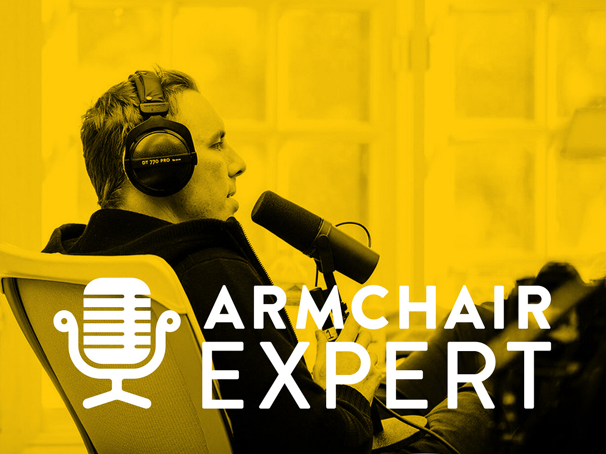 Armchair Expert logo concept horizontal by Barak Tamayo on Dribbble