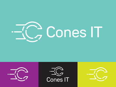 Cones IT logo unused brand branding c clever concept design fast icon identity it logo logo design logodesign software vector wrench