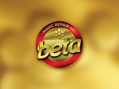 Beta Magic Repair Gel Logo beta design gel honey logo magic repair