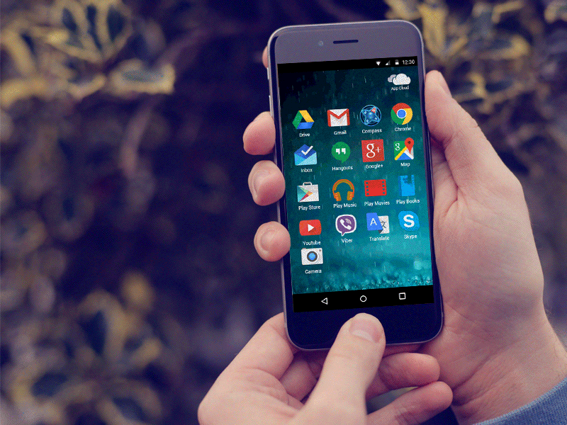 App Cloud Android Launcher App Suggestion by Nasser Ansari on Dribbble