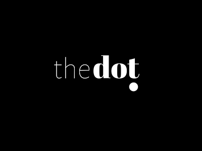 The Dot Logo branding logo logotype minimal