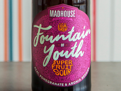 Fountain of Youth - Sour Beer Label Design