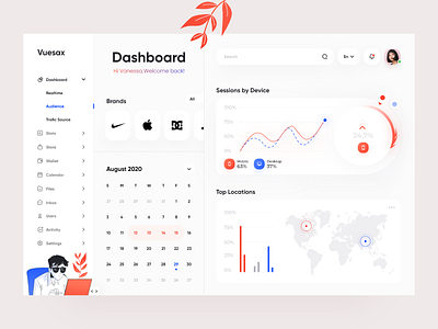 Vuesax Dashboard