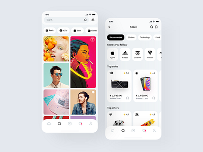 Store Instagram Redesign 2020 📲 by Manuel Rovira 😺🤘 for Orizon: UI/UX ...