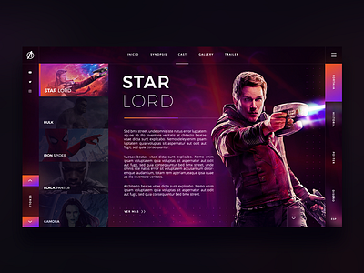 Concept Infinity War - Star Lord