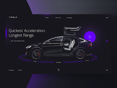 Concept Design Web - Tesla 🚓