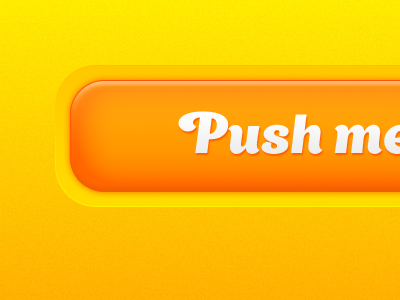 Orange Popsicle Button button buttons cta glow orange push ui yellow