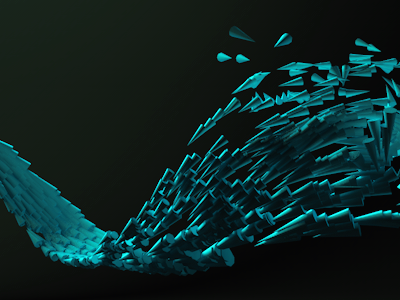 Particle Emitter C4d Closeup