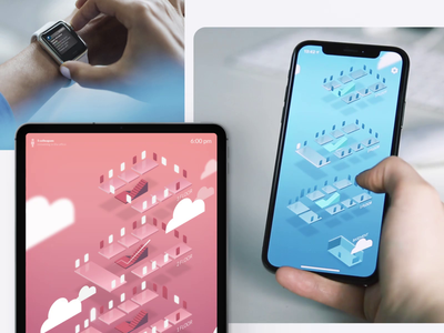 Winbro is real animation anthonyboydgraphics app blue colour dashboard design system illustration interaction iot iphone x isometric mobile rose tablet ui ux vector windows zoom