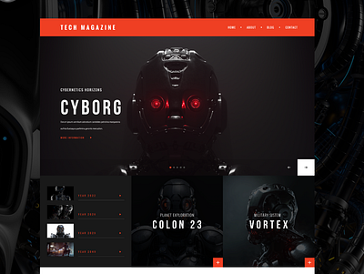 CYBORG app colorfull design flat interface letter ui ux web webdesign