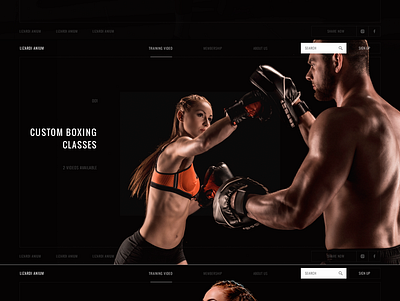 Website proposal dedicated to personalized training. black colorfull design flat interaction interface ui ux web webdesign