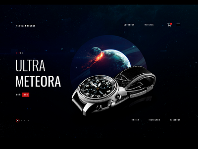 watches concept website nebula animation branding colorfull design flow illustration interaction interactionanimation interactive interactive media interface motion nebula planets typography ui ux watches web webdesign