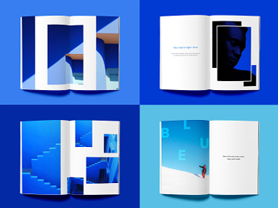 Blue Book book design graphic design print design typography