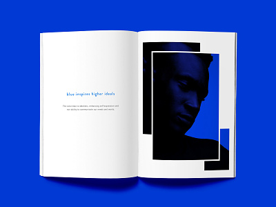 Blue Book Ideal book design graphic design print design typorgraphy