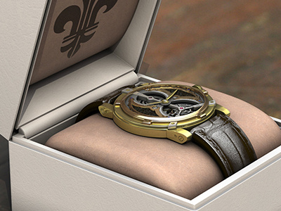 Watch7 3d high poly modo watch