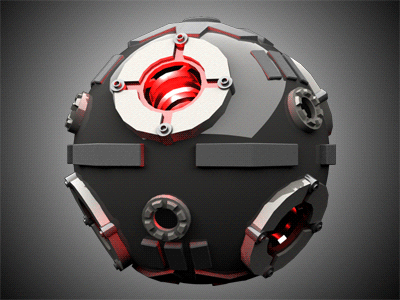 Marksman 3d droid gif maya mental ray render star wars