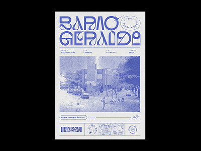 Barão Geraldo - 1992 Summer Poster barãogeraldo graphicdesign oldschool poster