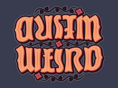 Austin Weird Ambigram