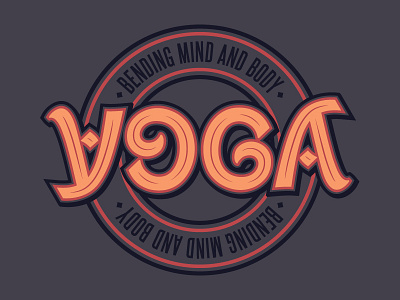 Yoga Ambigram