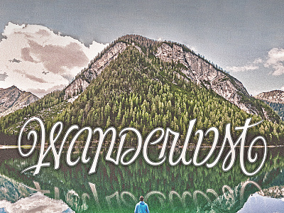 Wanderlust Ambigram