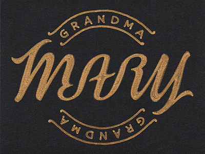 Mary Ambigram flip illusion lettering letters rotate script turn typography words writing