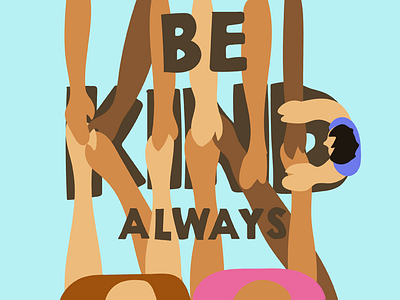 Be Kinds Always coffee drawing graphic design illo illustration illustrator