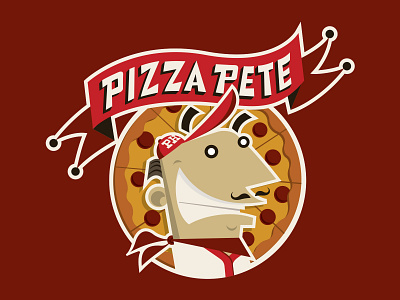 Pizza Hut WingStreet Baseball Patch and Jersey banner baseball baseball bat baseball cap character chef cute design funny illustration jersey mascot pepperoni pizza vector