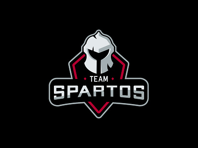 Spartos Logo branding design esports gaming helmet horvathdesigns icon logo mascot