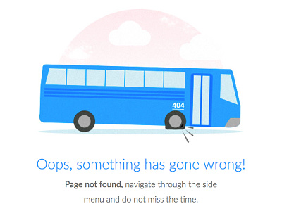 Page not found by Vou de ônibus 404 bus error notfound