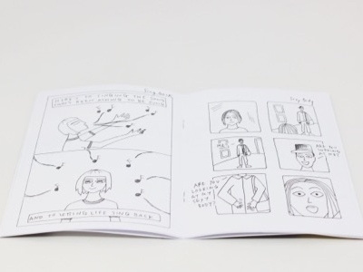 Inside Multitudes comic drawing illustration minicomic