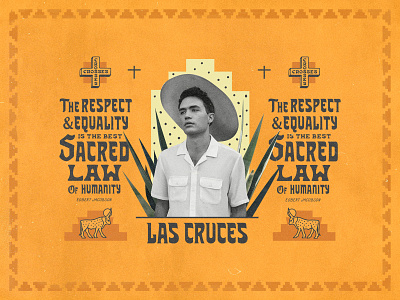 Las Cruces Font Collection - Respect american bull countryman desert design folk font handmade hat heritage hipster mexico mezcal old quote retro southwest type vintage yellow