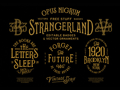 Strangerland Font By Opus Nigrum2