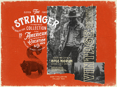 Stranger Font By Opus Nigrum