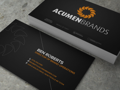 Acumen Brands Cards business cards