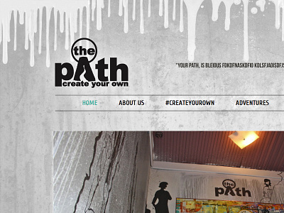 Path Outfitters Site Mockup V2 graphic design uiux web design