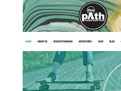 Final Site Design | Path Outfitters graphic design uiux web design