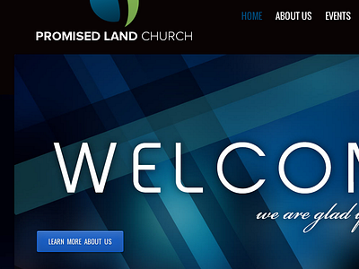 Promise Land Church Homepage uiux web design wordpress