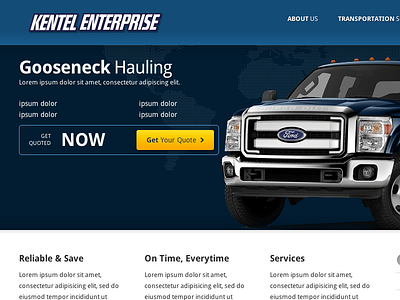 Kentel Enterprise Site WIP uiux web design wordpress