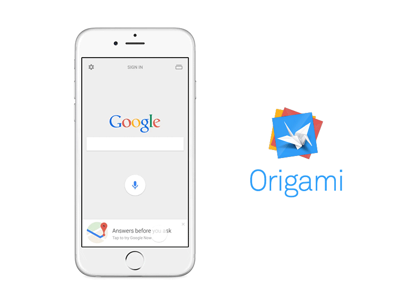 Google iOS animation app google ios material design origami quartz composer